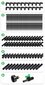 Irigācijas sistēmas komplekts Fluxar Home U508, 192 gab., 100 m cena un informācija | Laistīšanas sistēmas | 220.lv