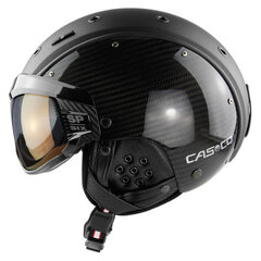 ЛЫЖНЫЙ ШЛЕМ CASCO SP-6 VISOR LIMITED CARBONIC BLK цена и информация | Лыжные шлемы | 220.lv