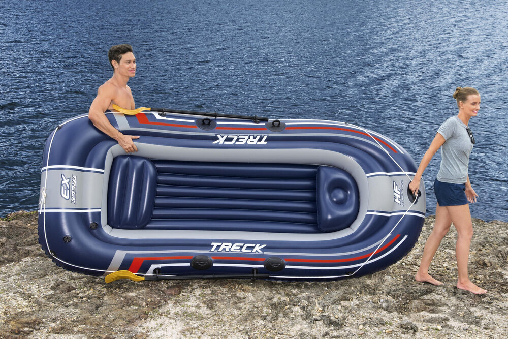 Piepūšamā laiva Inflatable Bestway, 270 kg, zila цена и информация | Laivas un kajaki | 220.lv