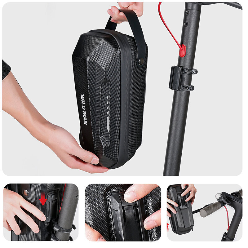 WILDMAN Scooter soma GD9X Plus ūdensizturīga 3L cena un informācija | Velo somas, telefona turētāji | 220.lv