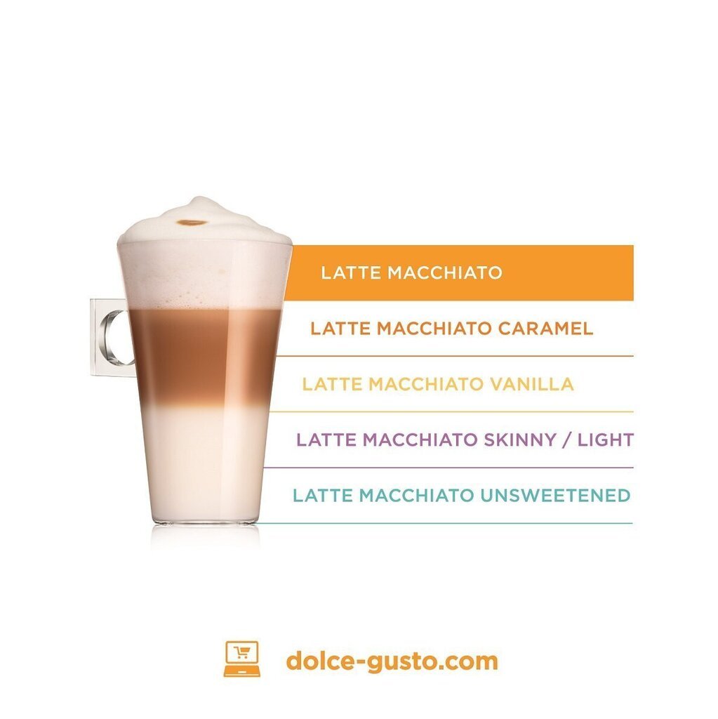 Kafijas kapsulas Nescafe Dolce Gusto Latte Macchiato, 16 gab. цена и информация | Kafija, kakao | 220.lv