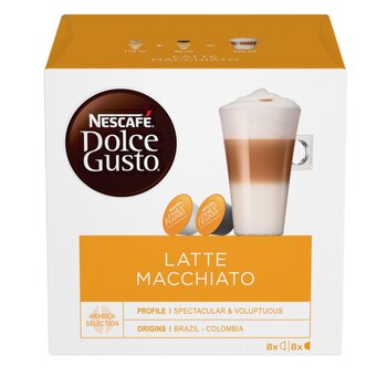 Кофейные капсулы Nescafe Dolce Gusto Latte Macchiato, 16 шт., 194 г цена и информация | Кофе, какао | 220.lv