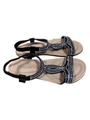 Sandales sievietēm Libra Pop, melnas cena un informācija | Sieviešu sandales | 220.lv