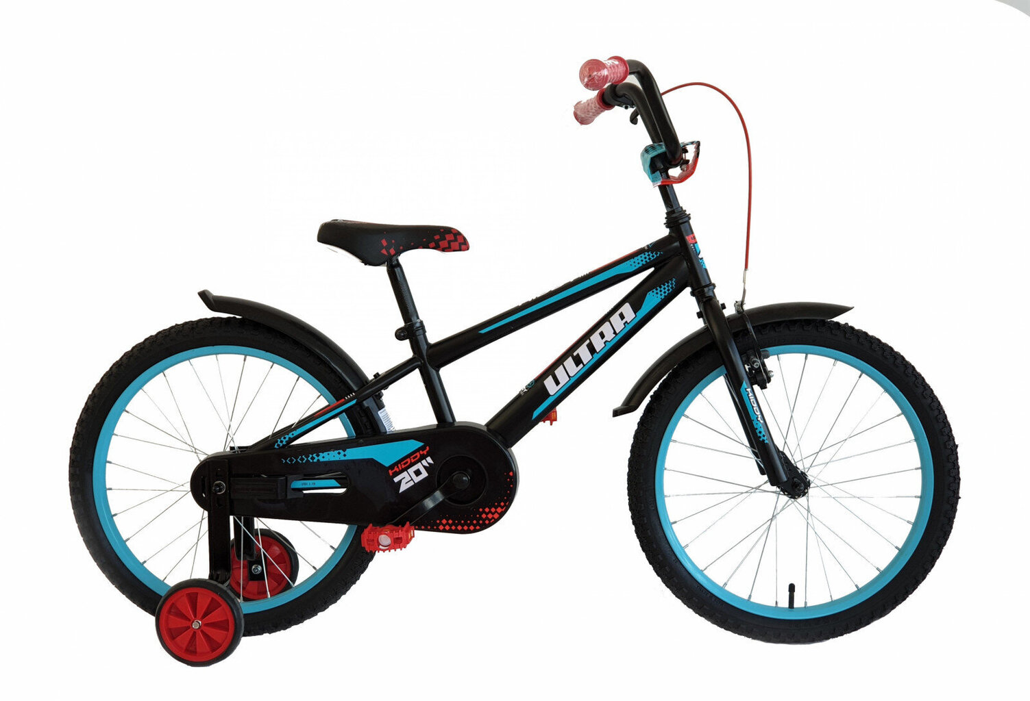 Velosipēds zēniem Ultra Kidy, 20", melns цена и информация | Velosipēdi | 220.lv