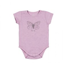 Боди для новорожденных с короткими  рукавами Flamingo, фиолетовое цена и информация | Бодики, распашонки | 220.lv