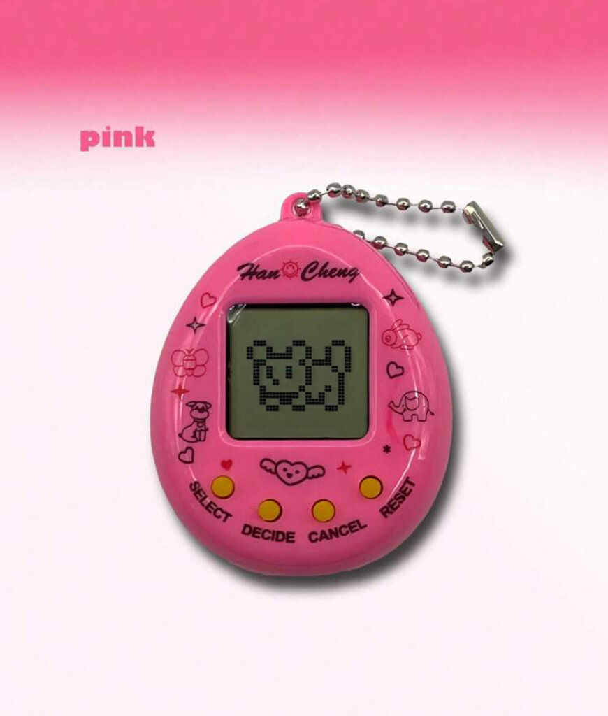Interaktīva rotaļlieta tamagochi, Electronics LV-974, rozā, 1 gab цена и информация | Rotaļlietas meitenēm | 220.lv