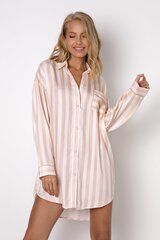 Ночная рубашка Aruelle Brie, розовая/белая цена и информация | Женские пижамы, ночнушки | 220.lv