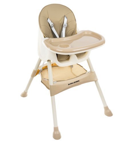 Bērnu barošanas krēsls 3in1, bēšs cena un informācija | Barošanas krēsli | 220.lv