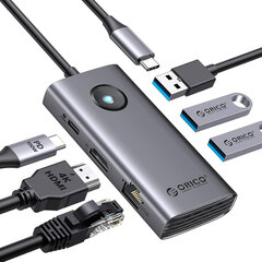 Orico 6in1 cena un informācija | Adapteri un USB centrmezgli | 220.lv