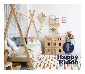 Двусторонний развивающий коврик Happy kiddo, 200х180 см цена и информация | Развивающие коврики | 220.lv