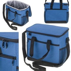 Termiskais piknika maisiņš, 16 l, zils cena un informācija | Aukstuma somas, aukstuma kastes un aukstuma elementi | 220.lv