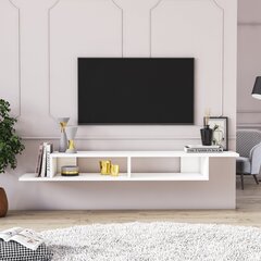 TV skapītis Kalune Design Numudio, balts цена и информация | Тумбы под телевизор | 220.lv