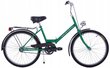 Pilsētas velosipēds Universāls 24', zaļš.​​​​​ cena un informācija | Velosipēdi | 220.lv
