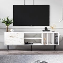 TV galdiņš Kalune Design Pietra, balts cena un informācija | TV galdiņi | 220.lv