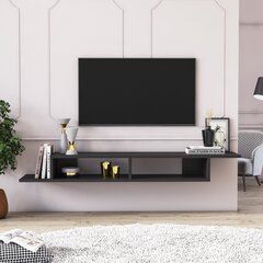 TV skapītis Kalune Design Numudio, melns cena un informācija | TV galdiņi | 220.lv