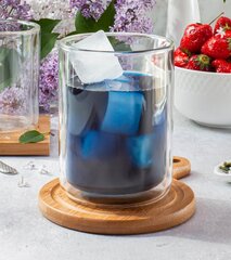 Стакан для напитков с двойными стенками из термостойкого стекла 300 мл цена и информация | Стаканы, фужеры, кувшины | 220.lv