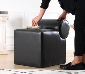 Pouffe Rohin Deri Puf - Black цена и информация | Кресла-мешки и пуфы | 220.lv