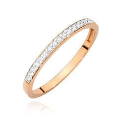 Золотое кольцо с бриллиантами Brasco 56192 цена и информация | Кольца | 220.lv