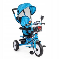 Многофункциональная трехколесная коляска BE-ACTIVE 3в1, синий цена и информация | Трехколесные велосипеды | 220.lv