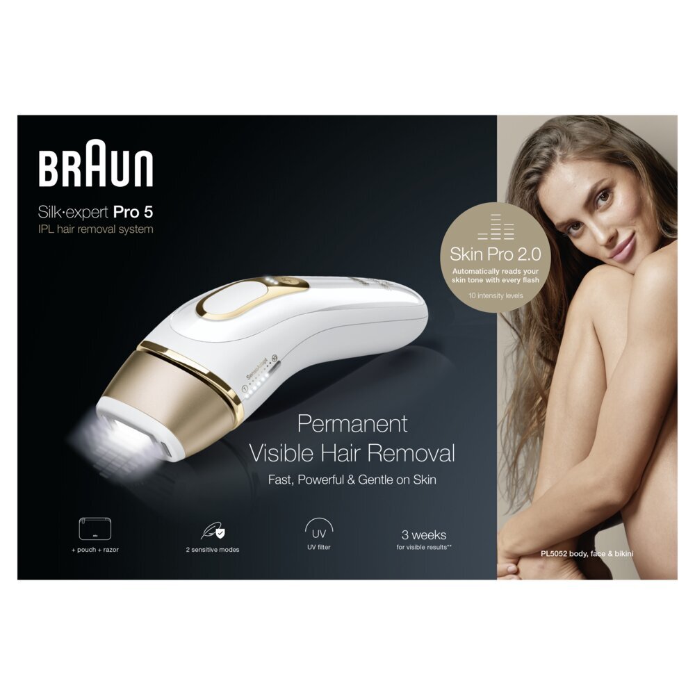 Braun Silk-Expert Pro IPL PL5052 цена и информация | Epilatori | 220.lv