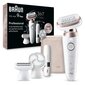 Braun SES9-360 3D Silk-Epil 9 Flex + Braun Mini Face cena un informācija | Epilatori | 220.lv