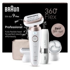 Braun SES9-360 3D Silk-Epil 9 Flex + Braun Mini Face цена и информация | Эпиляторы | 220.lv