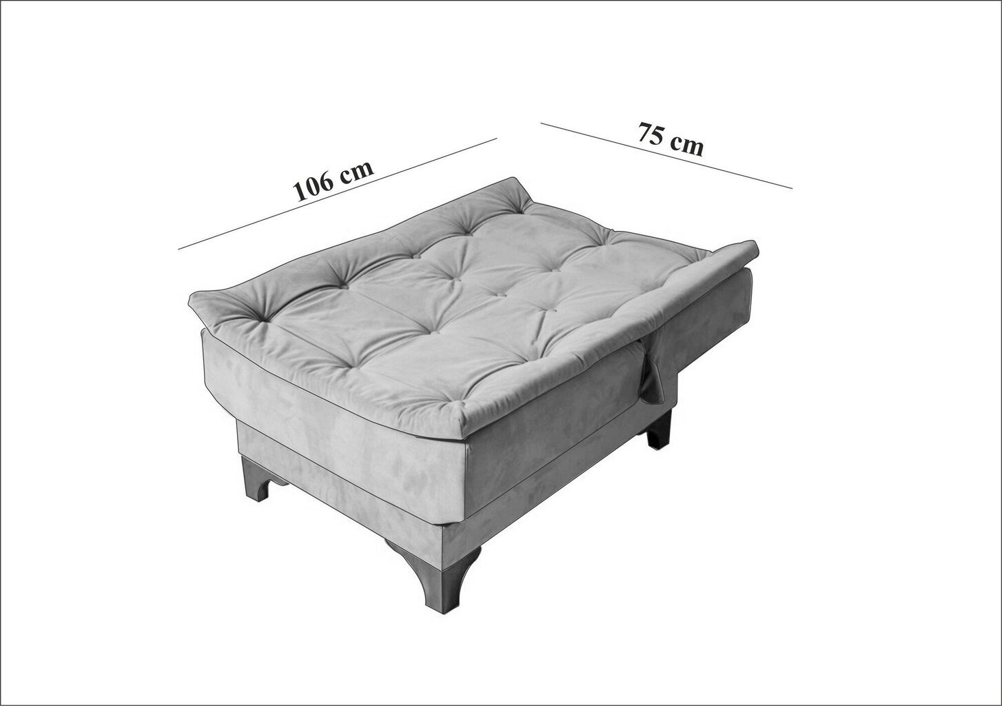 2-u daļu viesistabas mēbeļu komplekts Asir Kelebek-TKM08 0900, rozā cena un informācija | Dīvānu komplekti | 220.lv