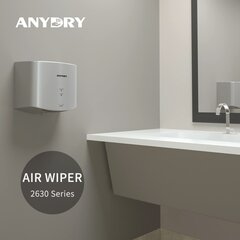 Электрическая сушилка для рук Anydry 2630S цена и информация | Аксессуары для ванной комнаты | 220.lv