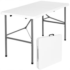 Saliekamais āra galds Fluxar S217, 120cm, balts cena un informācija | Dārza mēbeļu komplekti | 220.lv