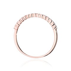 Золотое кольцо с бриллиантами Brasco 58560 58560-18.5 цена и информация | Кольца | 220.lv