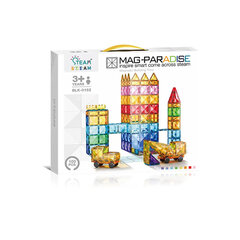 Magnētiskais konstruktors Mag-Paradise Steam, 100d. цена и информация | Конструкторы и кубики | 220.lv