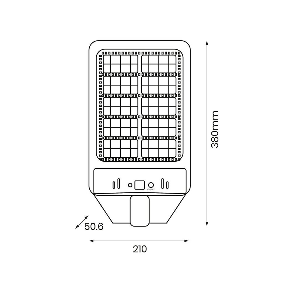 Saules laterna Kers, 200 W цена и информация | Āra apgaismojums | 220.lv