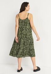 Cellbes sieviešu kleita BAHIA, tumši zaļa-puķaina цена и информация | Платья | 220.lv