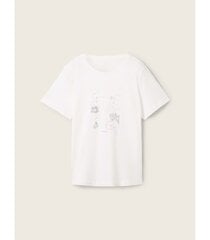 Tom Tailor женская футболка 1040544*10320, белая цена и информация | Женские футболки | 220.lv