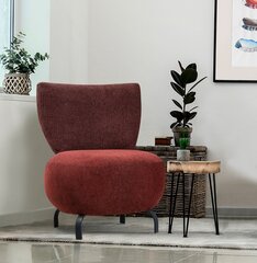 Krēsls Hanah Home Loly, sarkans cena un informācija | Atpūtas krēsli | 220.lv