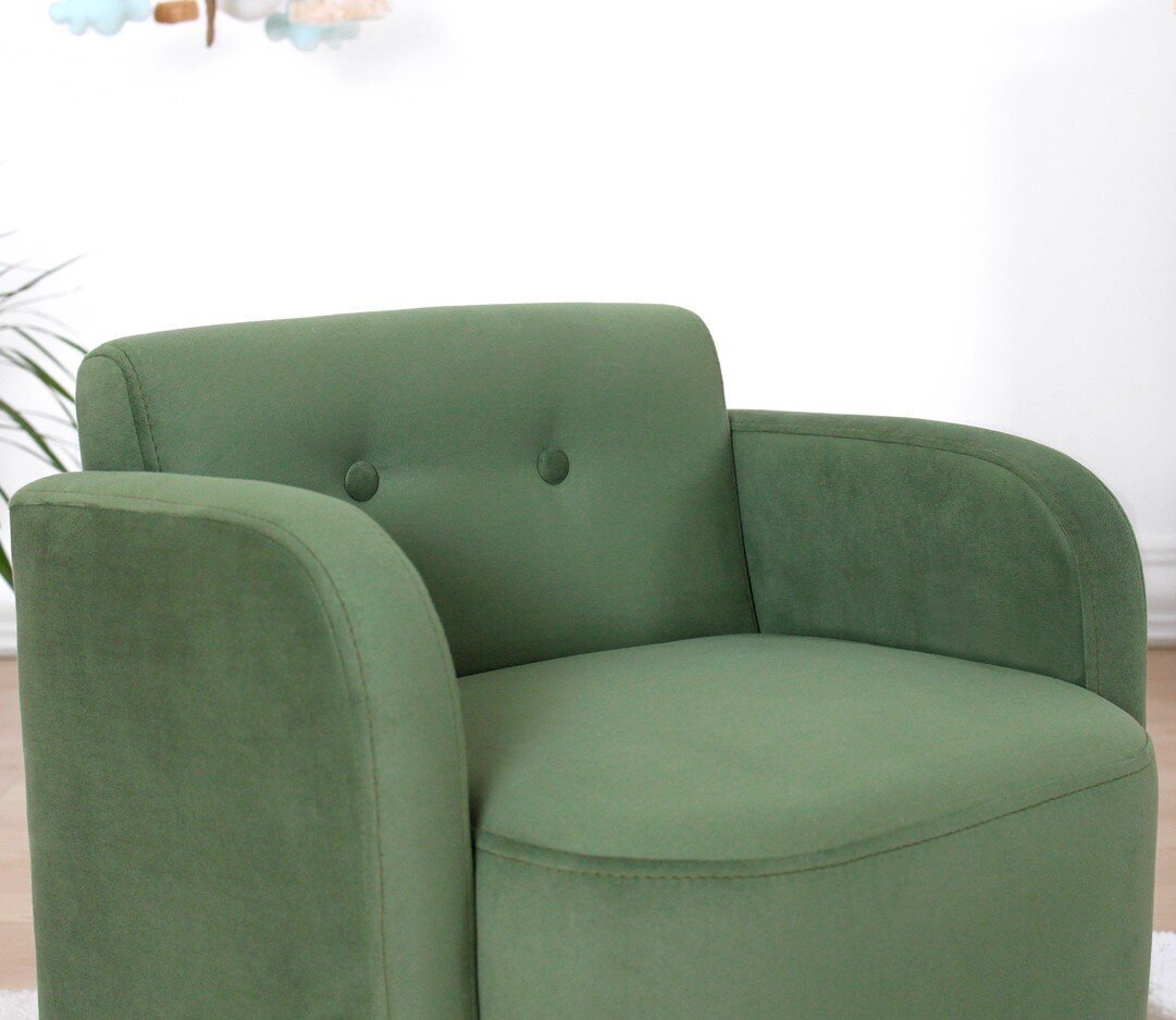 Bērnu krēsls Hanah Home Volie, zaļš цена и информация | Sēžammaisi, klubkrēsli, pufi bērniem | 220.lv
