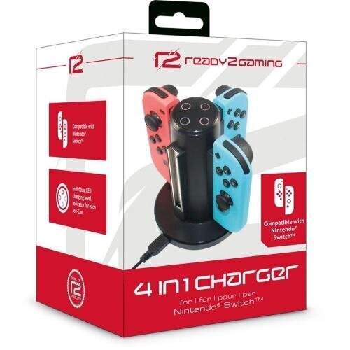 Ready2Gaming Joy-Con (R2GNSW4IN1CHA) cena un informācija | Gaming aksesuāri | 220.lv