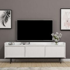 ТВ тумбочка Kalune Design Atlas, белый цена и информация | Тумбы под телевизор | 220.lv