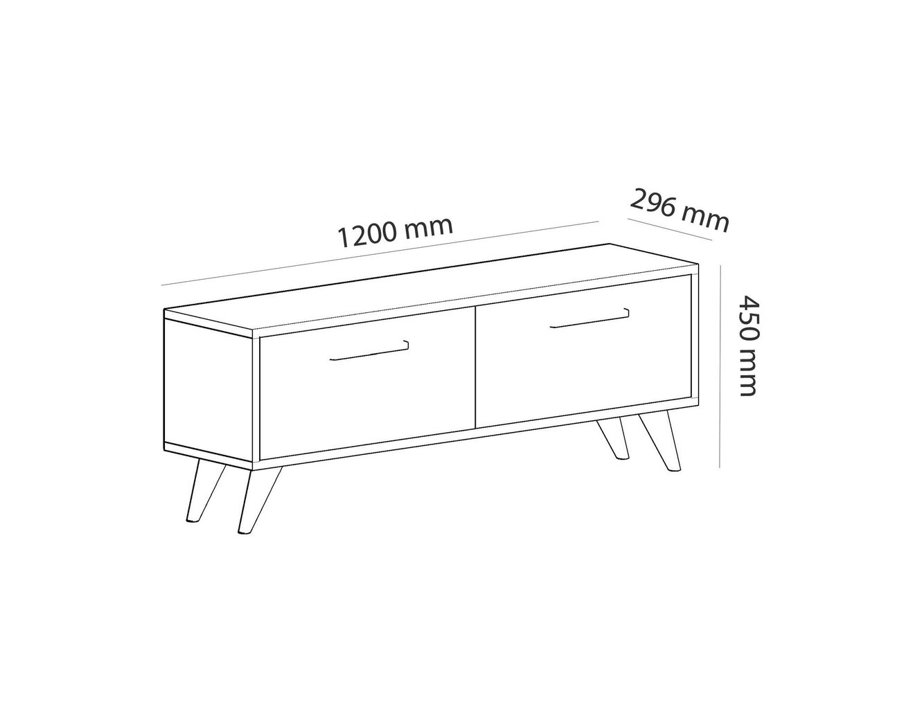 TV galdiņš Kalune Design Melisa, brūns цена и информация | TV galdiņi | 220.lv