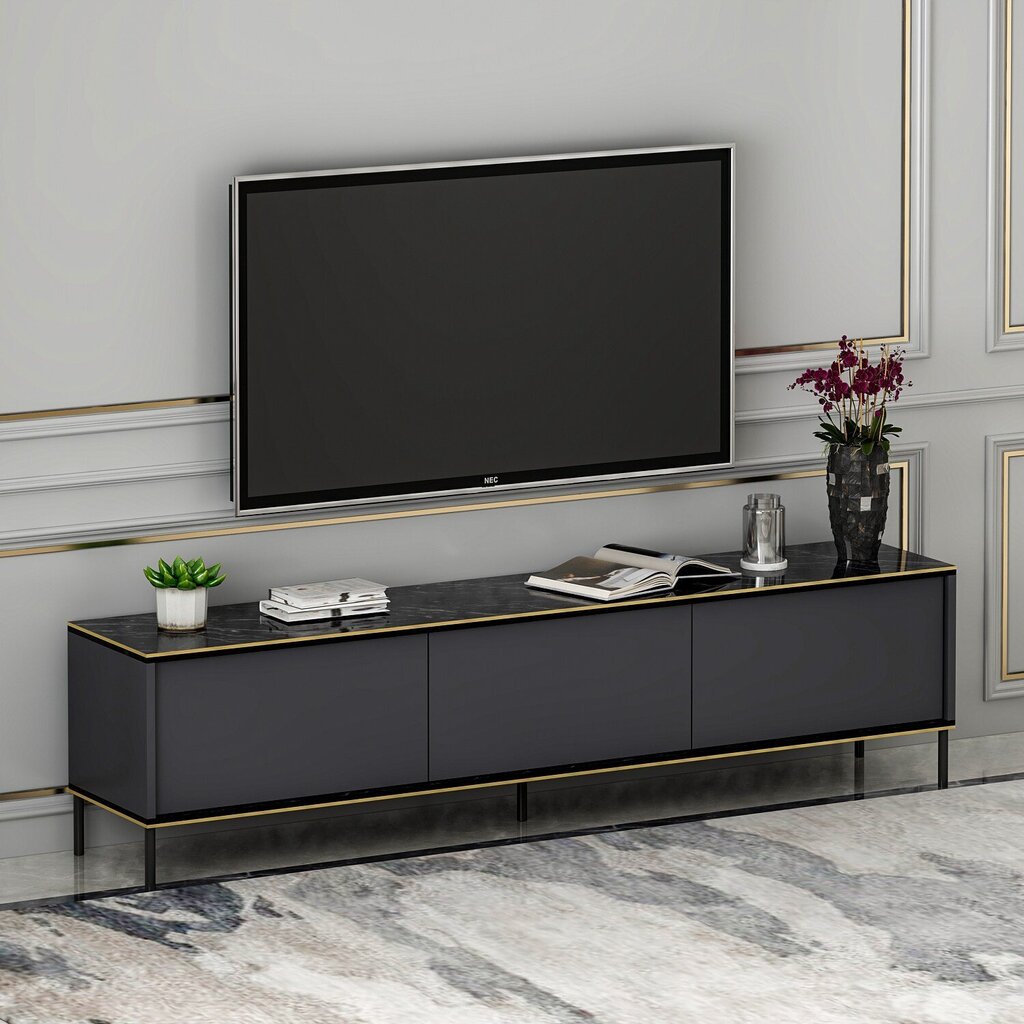 TV galds Kalune Design Imaj, pelēks цена и информация | TV galdiņi | 220.lv