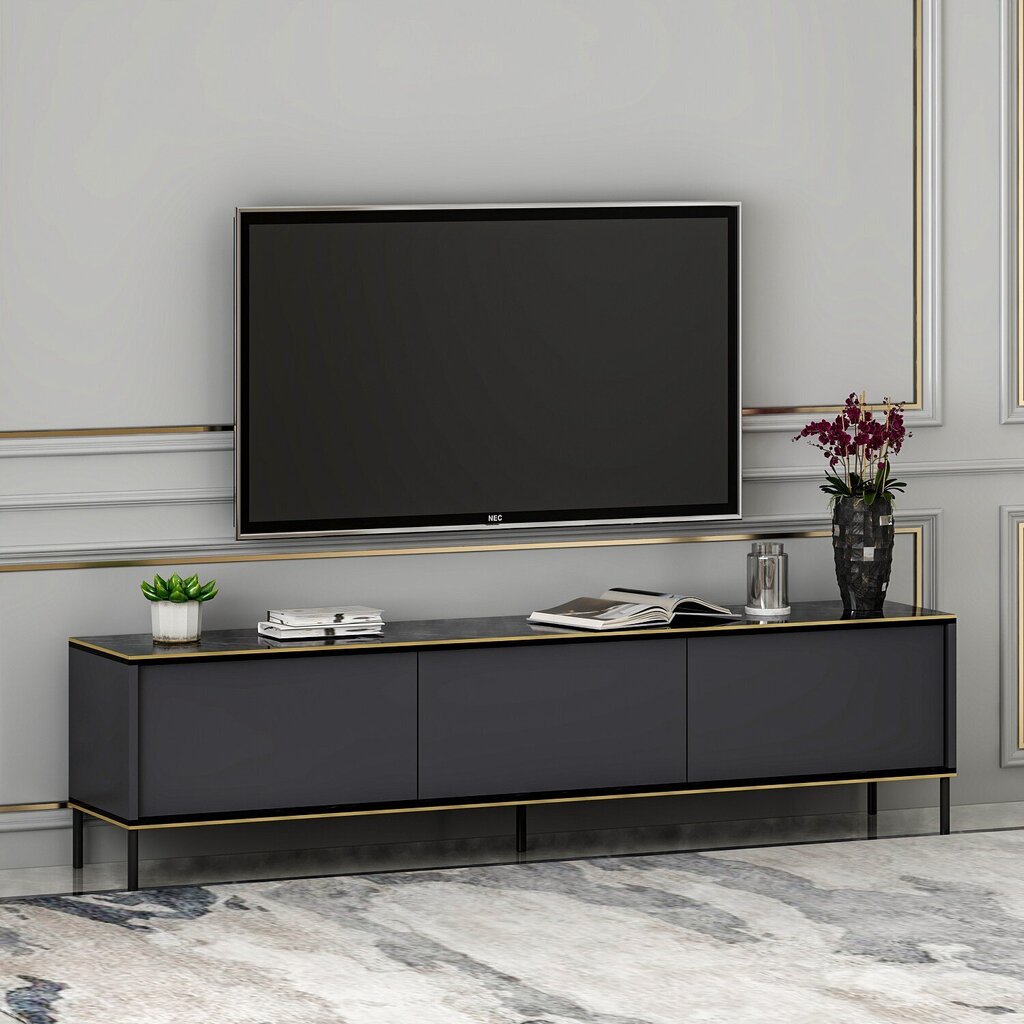 TV galds Kalune Design Imaj, pelēks цена и информация | TV galdiņi | 220.lv