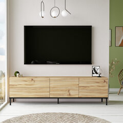 TV statīvs Asir LV6-KL, brūns/melns cena un informācija | TV galdiņi | 220.lv