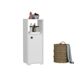 Vonios spintelė Ahu - White цена и информация | Шкафчики для ванной | 220.lv