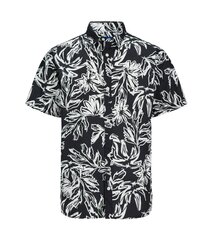 Jack & Jones vīriešu krekls 12251023*01, melns/balts 5715513089033 цена и информация | Мужские рубашки | 220.lv