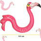 Piepūšamais flamingo, 131cm, rozā цена и информация | Piepūšamās rotaļlietas un pludmales preces | 220.lv