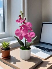 Mākslīgais orhidejas zieds Electronics LV-8, 1 gab. cena un informācija | Mākslīgie ziedi | 220.lv