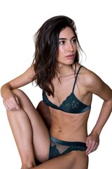 Bralette/krūšturis sievietēm Loana, zaļa цена и информация | Бюстгальтеры | 220.lv