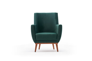 Atzveltnes krēsls Hanah Home Gonca, zaļš cena un informācija | Atpūtas krēsli | 220.lv