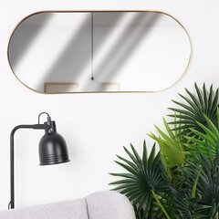 Sienas spogulis, 72x32 cm cena un informācija | Spoguļi | 220.lv