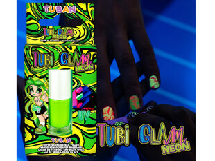 Неоновый лак для ногтей для детей Tubi Glam, зеленый цена и информация | Косметика для мам и детей | 220.lv